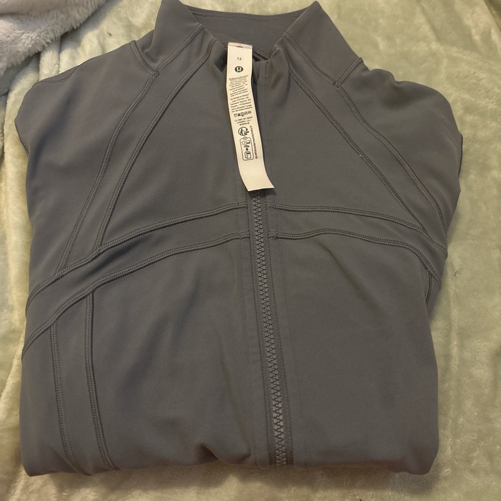 Lululemon Athletica Charcoal Full-Zip Jacket